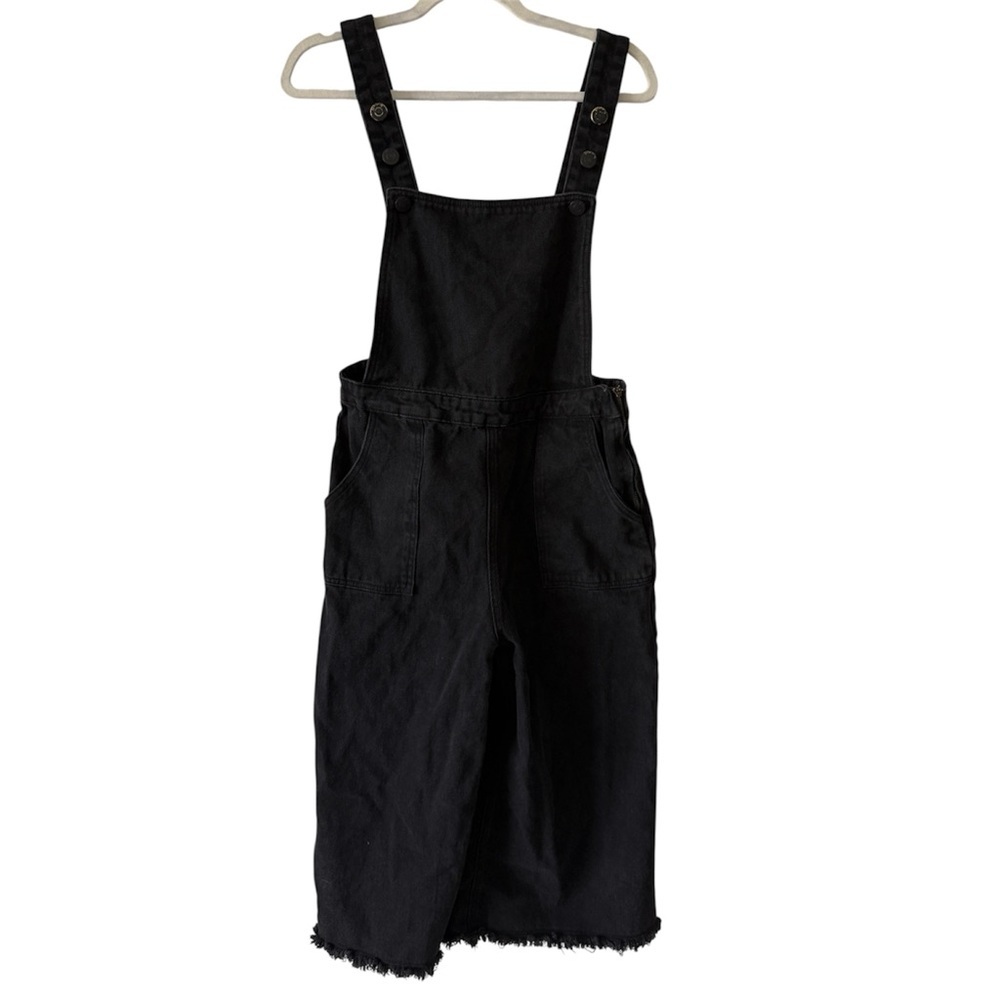Used Denim Dept Black Cropped Overalls